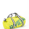 borsa sport piccola in tessuto tecnico, colore giallo, con tracolla
